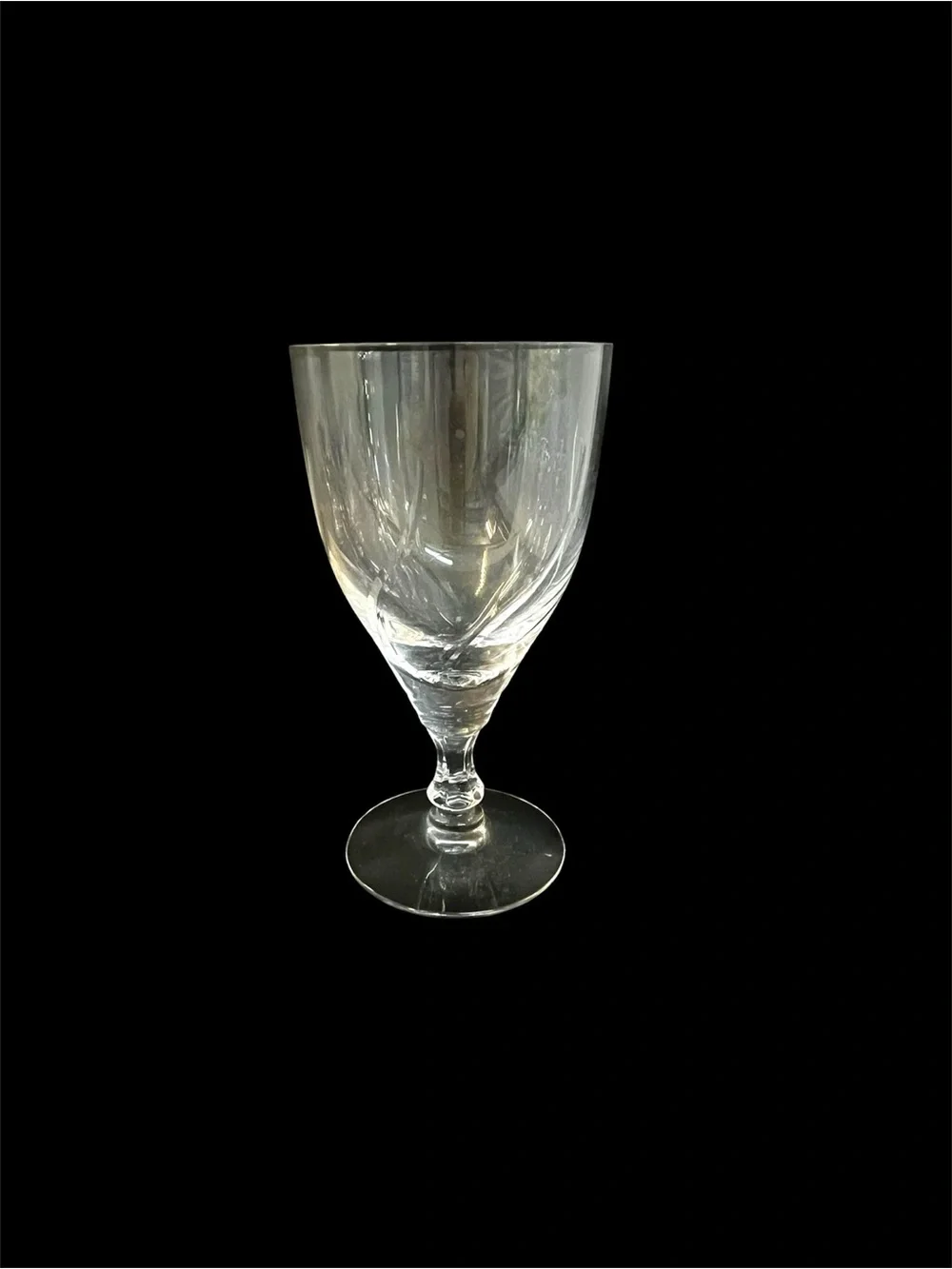 Vintage Set of 6 Fostoria Chapel Bells Iced Tea Glasses Crystal Stem 6099 6 5/8”